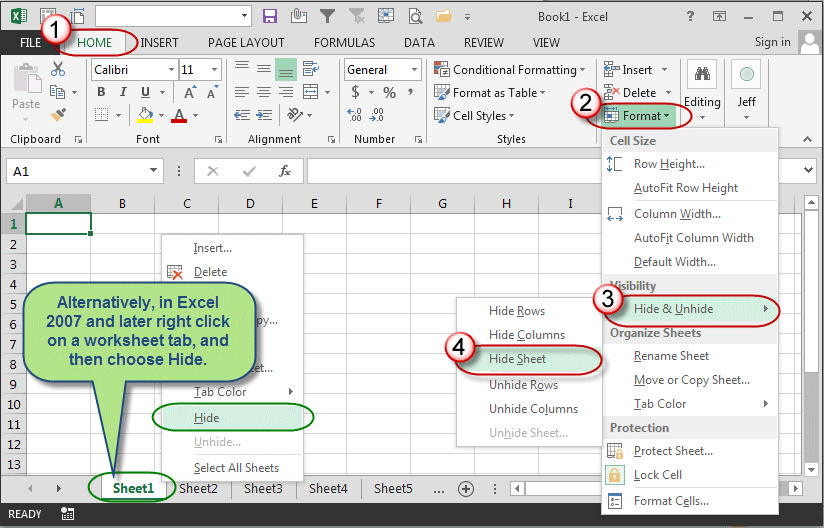 Excel-Registerkarten nicht zeigen 9