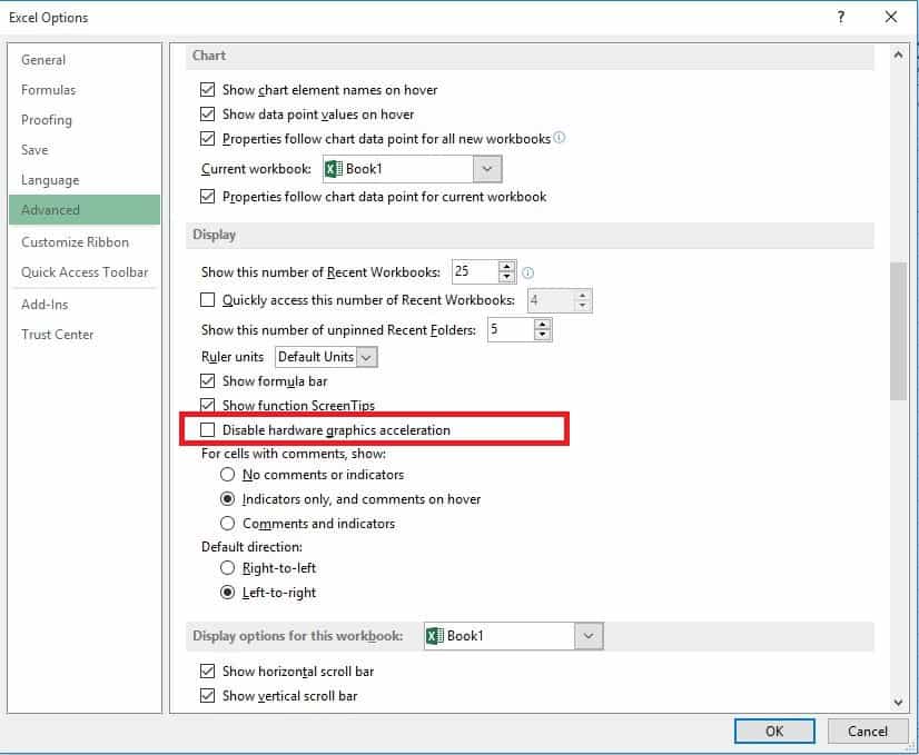 Excel beim Öffnen einer Datei einen leeren Bildschirm an