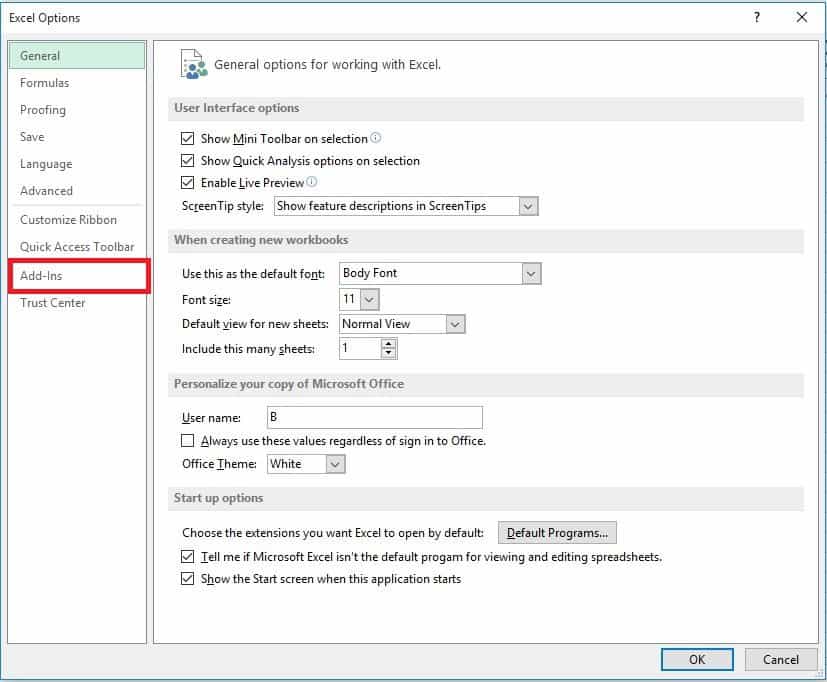 Excel beim Öffnen einer Datei einen leeren Bildschirm an