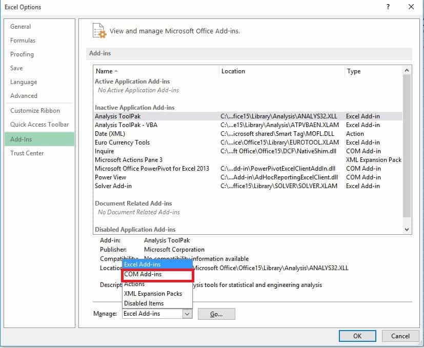 Excel beim Öffnen einer Datei einen leeren Bildschirm an