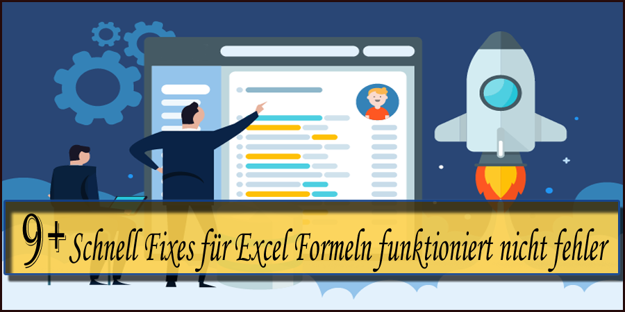 Fixes für Excel Formeln funktioniert nicht fehler