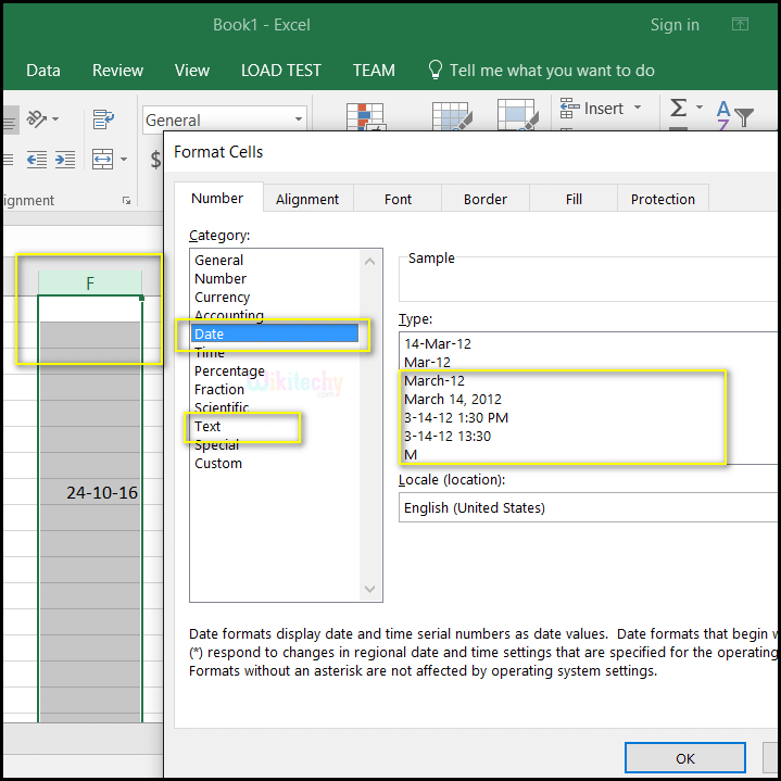 Formatieren Sie die Zellen
