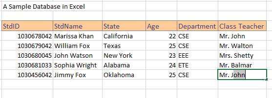 erstelle ich eine durchsuchbare Datenbank in Excel 2