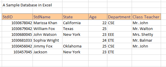 erstelle ich eine durchsuchbare Datenbank in Excel 4