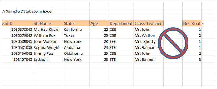 erstelle ich eine durchsuchbare Datenbank in Excel 5