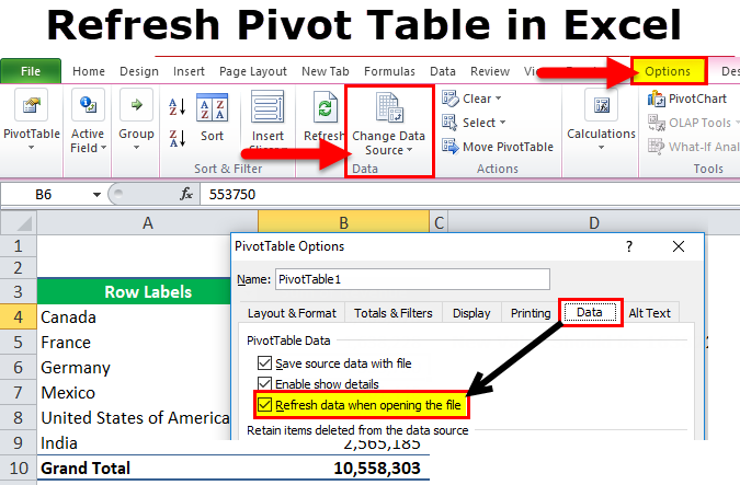 pivot rozwiązywanie problemów z tabelą roboczą programu Excel 2010