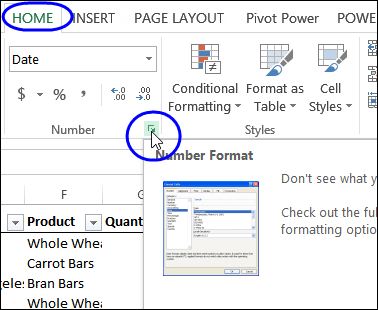 Formatieren Sie die Daten 1