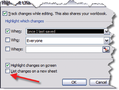 Excel Spur Änderungen Grau aus 9