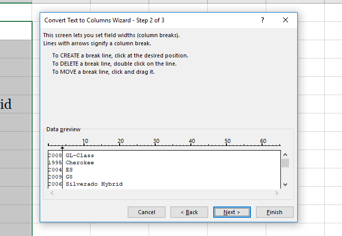 Excel Text in Spalten nicht arbeiten 9
