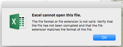 Kann diese Datei nicht öffnen