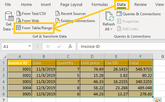 Transponieren Daten im Excel