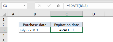 Fixieren #VALUE! Fehler in Excel