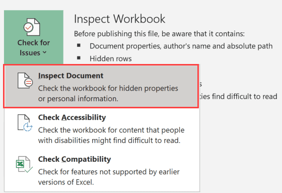This workbook cannot be shared because privacy has been enabled for this workbook