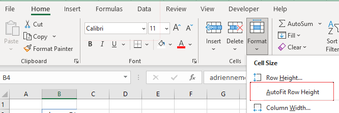 Microsoft Excel Zeilen sich nicht einblenden